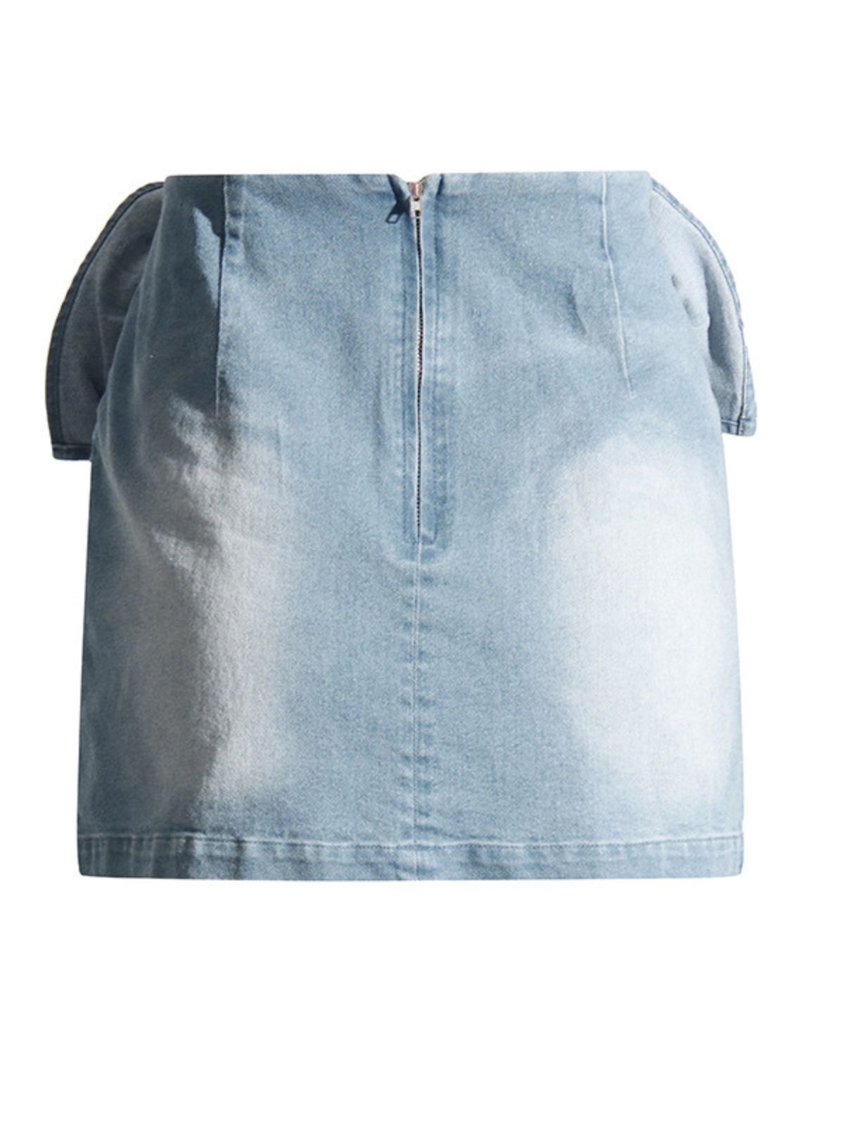 1985420a73e2602d539786b52e4baeb3.jpeg Fashionslee Women Flower Denim Skirt