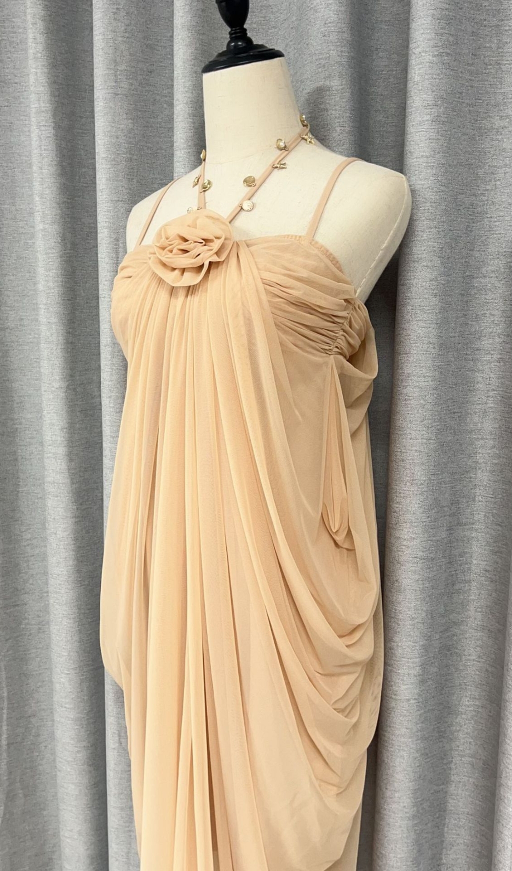 BOHO FLORAL MESH MAXI DRESS – VIRAL - OWNCI