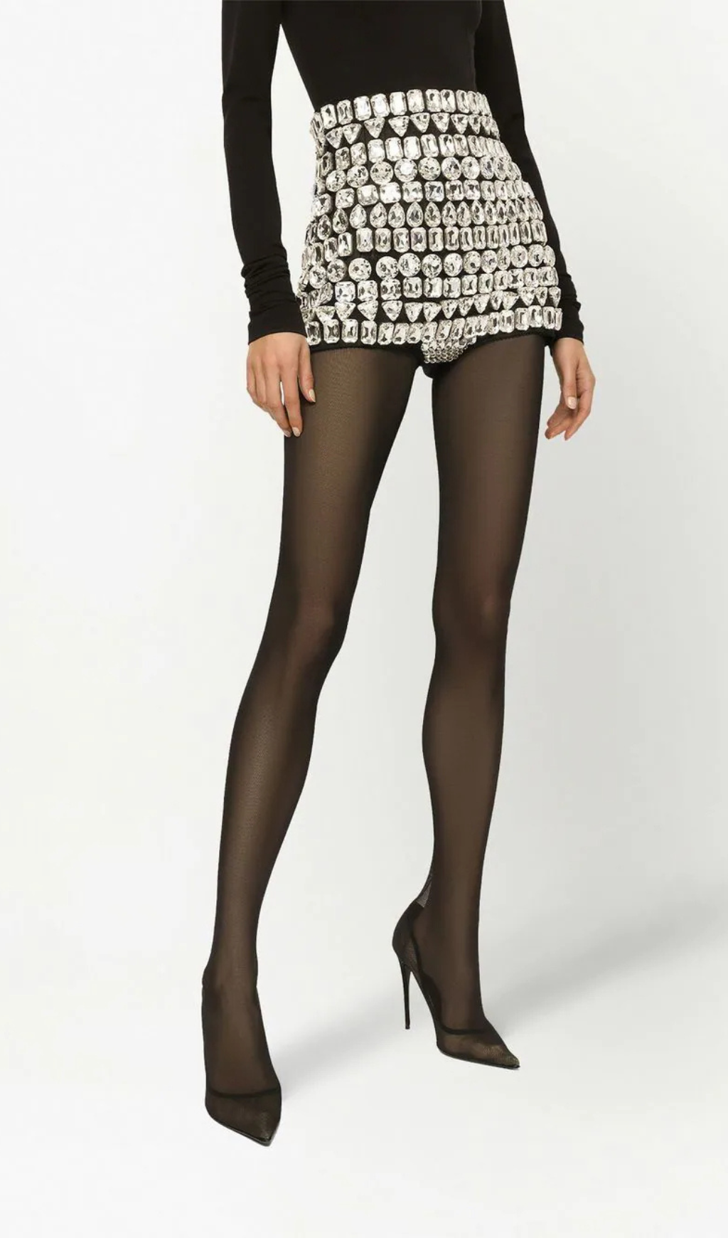 1b35cd98dc73bcb8bfb7742f80e70c55.png Fashionslee Women Archie High-Waisted Embellished Short