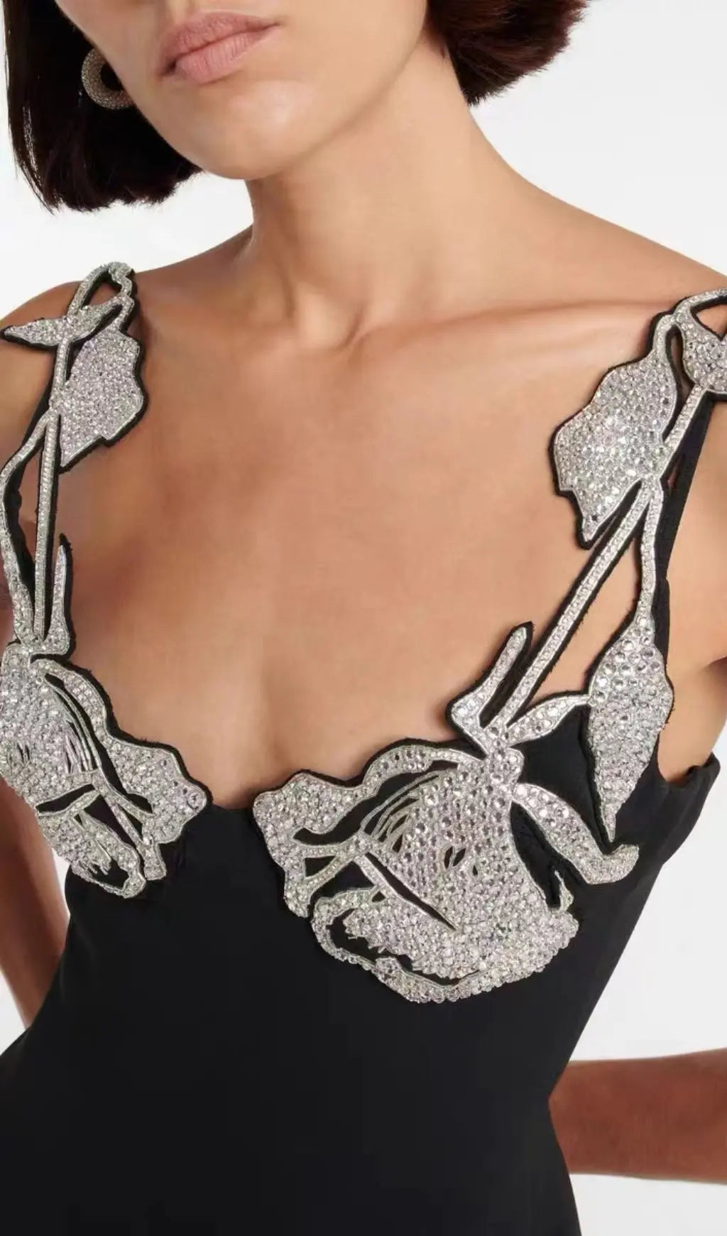 CRYSTALLISED VIRAL BANDAGE MINI DRESS - OWNCI CRYSTALLISED VIRAL BANDAGE MINI DRESS - OWNCI