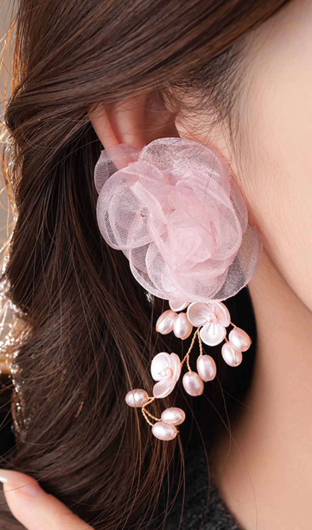 1b5e56ff37c1552fa6237e885ae265f0.jpg Fashionslee Women Dyani Pink Flower Earrings