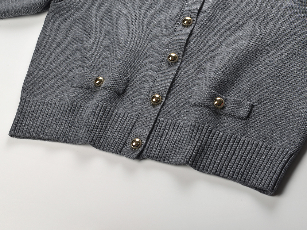 1bb22533414c26e2771b7cc70cbee58c.jpg Fashionslee Women Fine Knit Cardigan