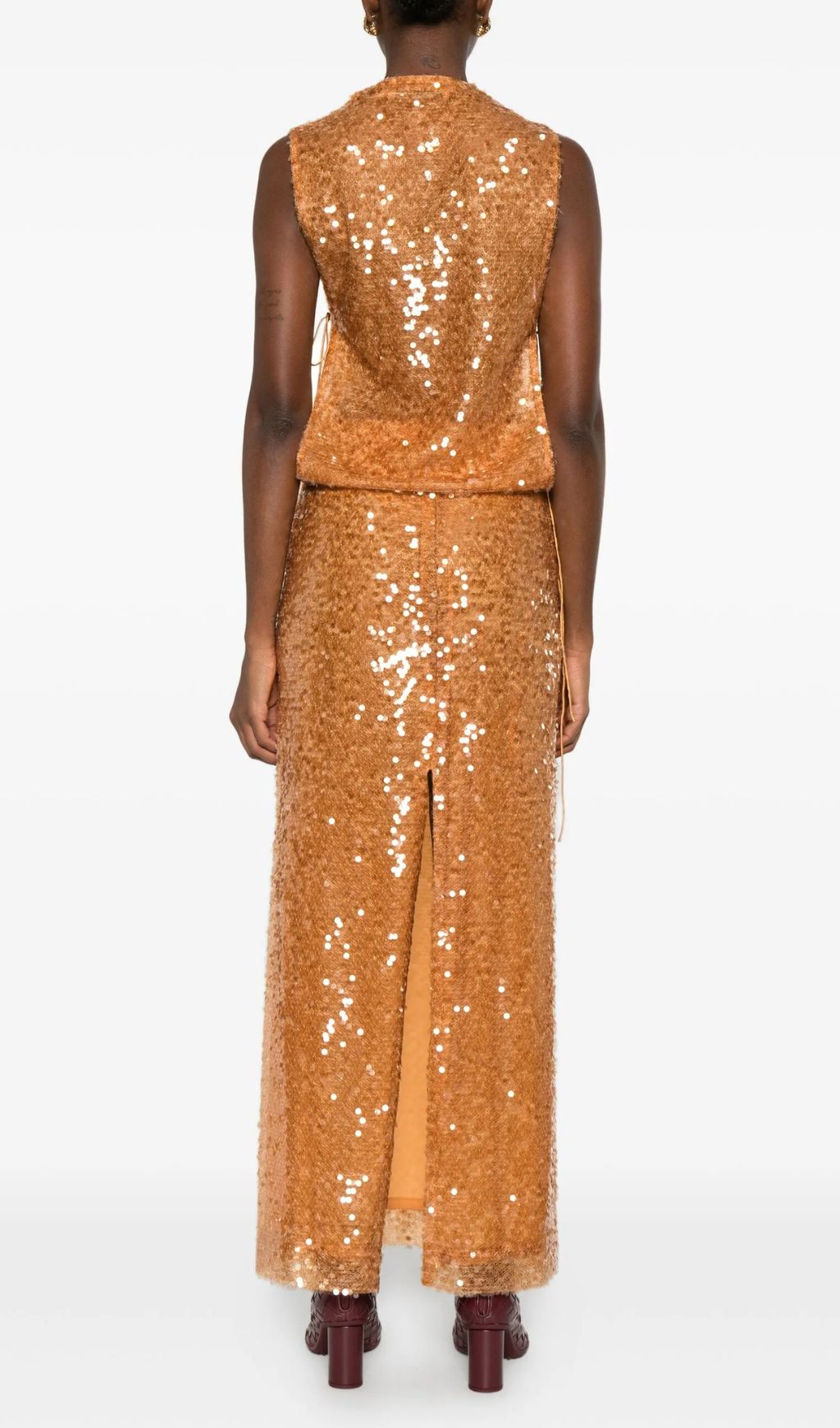 SLEEVELESS SEQUIN MAXI DRESS – AESTHETIC VIRAL - OWNCI SLEEVELESS SEQUIN MAXI DRESS – AESTHETIC VIRAL - OWNCI