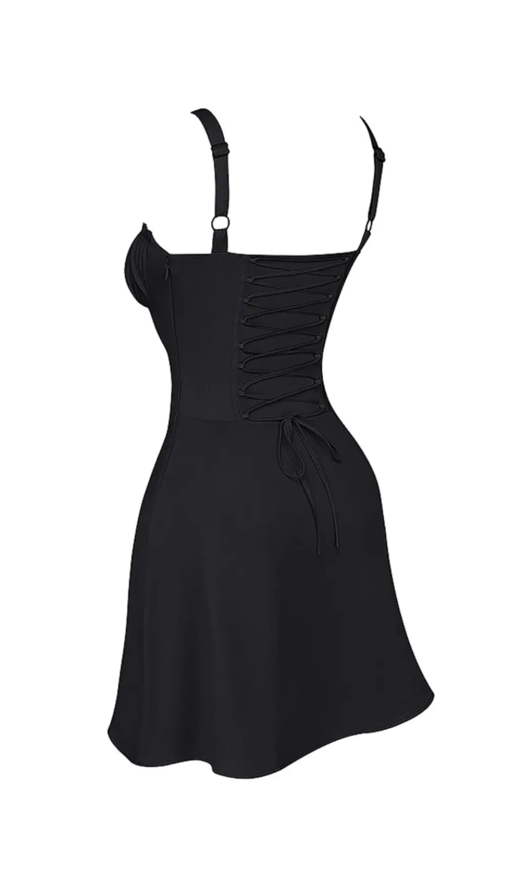 1bd22e630a17f5982ff78ce45541b0c4.jpeg Fashionslee Women Black Corset Mini Dress