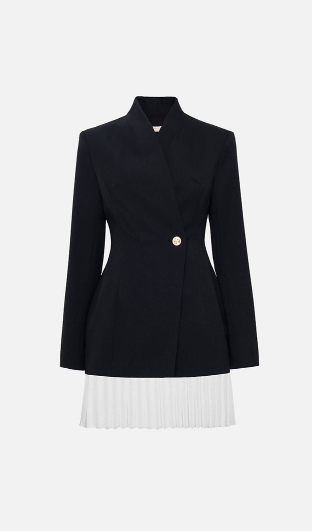 VIBRANT BLACK BLAZER DRESS – TRENDING TAILORED MINI - OWNCI