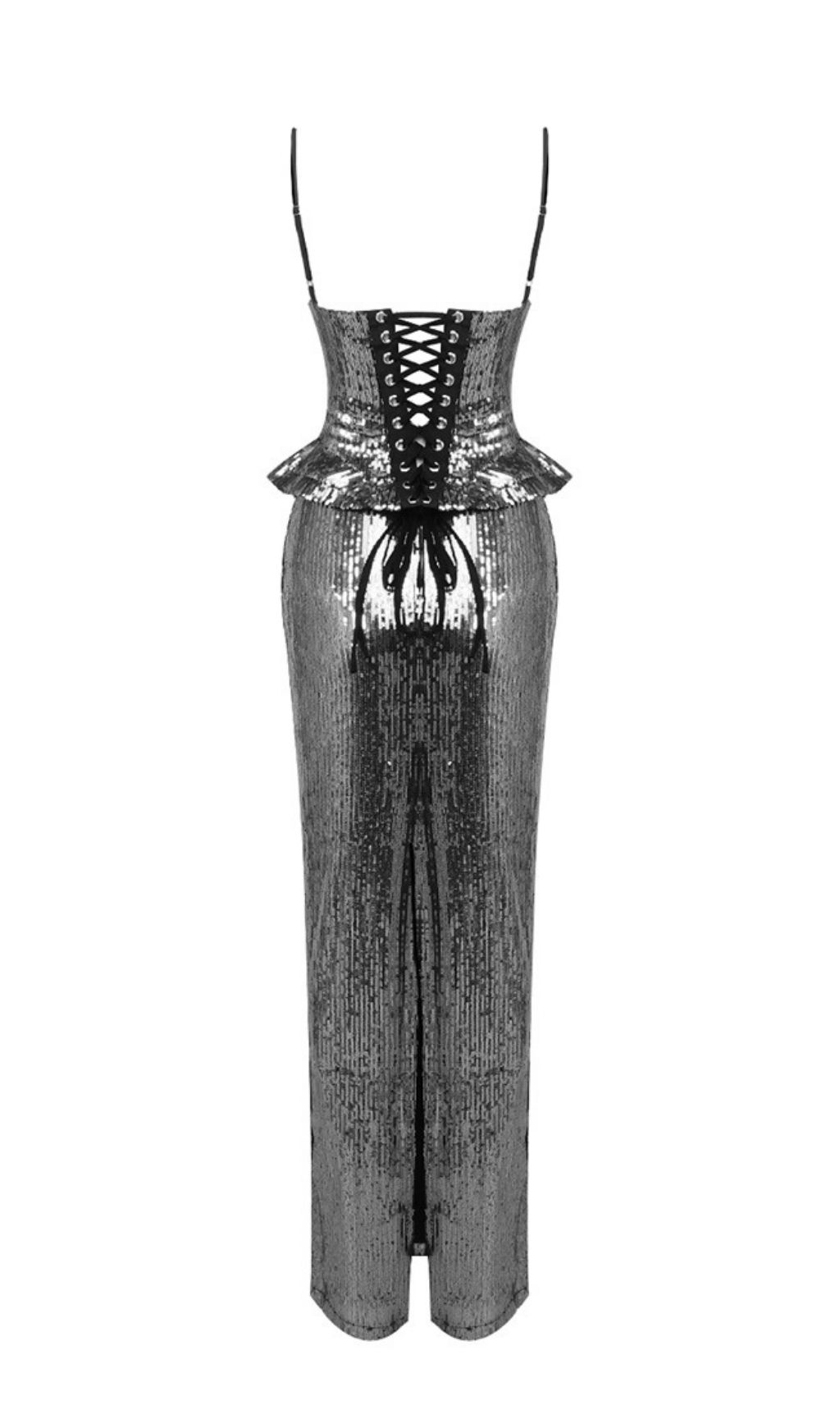 1c28cd06eb98664d5c8a0ee0c8d8d9cc.jpg Fashionslee Women Kali Strappy Sequin Maxi Dress