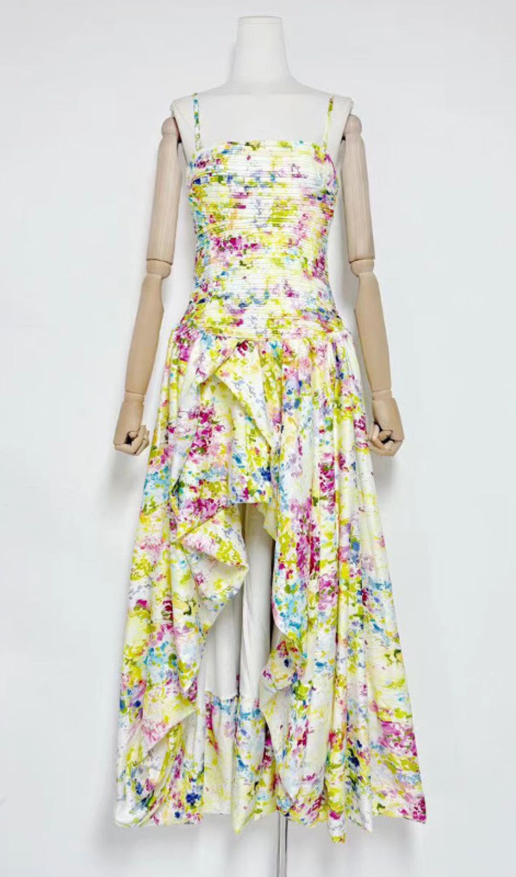 AESTHETIC STRAPLESS PRINTED MAXI DRESS - OWNCI AESTHETIC STRAPLESS PRINTED MAXI DRESS - OWNCI