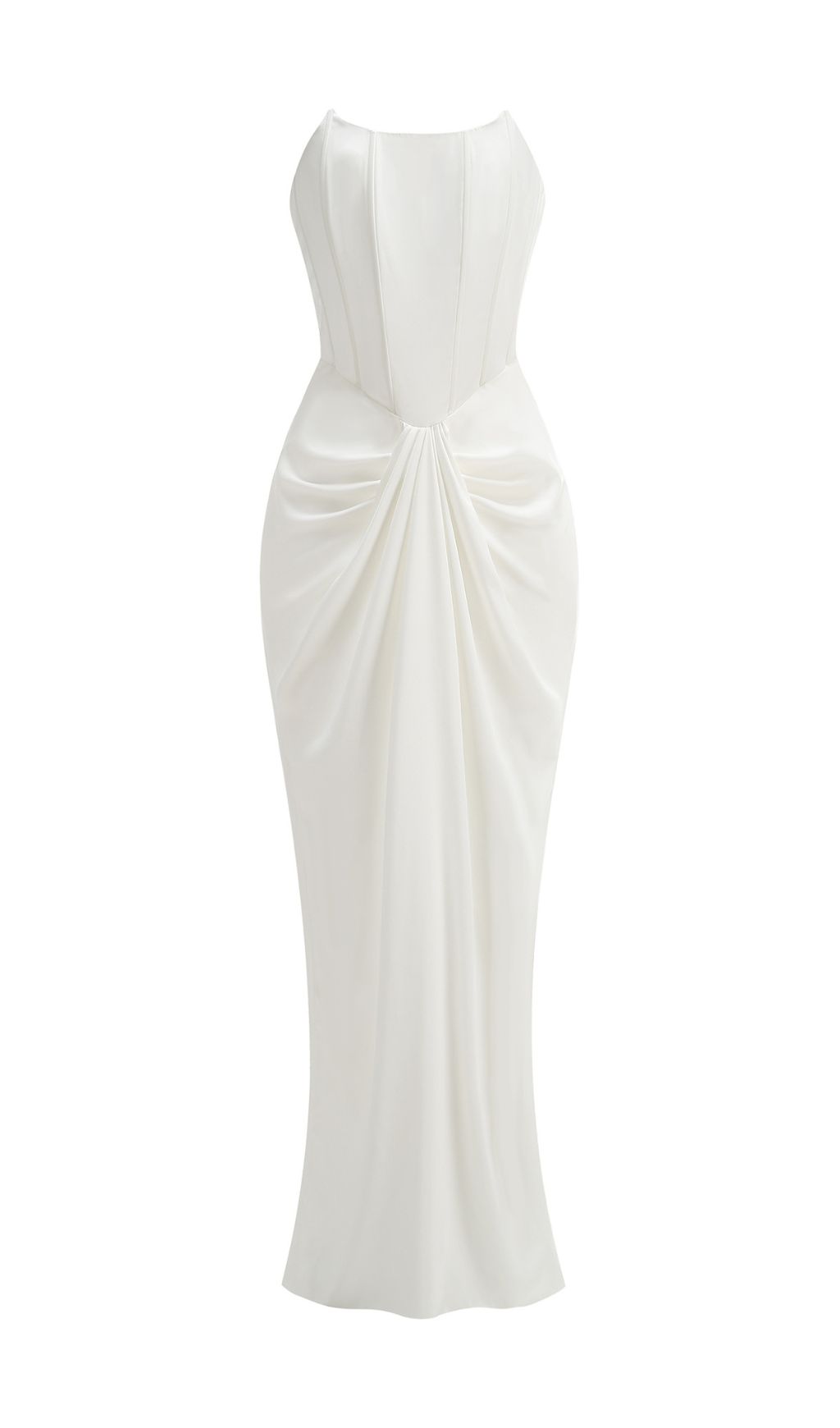 1d10f53481f060b212822095cd84b730.jpg Fashionslee Women Fabiana White Corset Maxi Dress