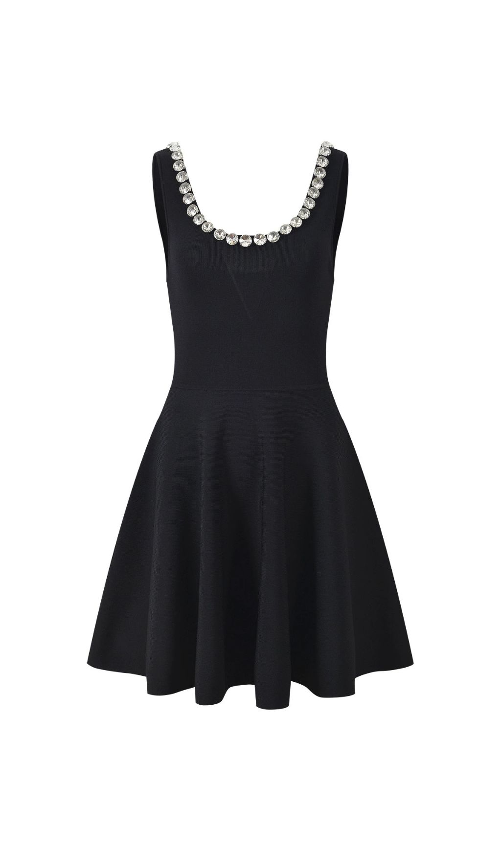 1da1437d7d7418e36e27a49ffadb769a.jpg Fashionslee Women Nelya Embellished Knit Mini Dress