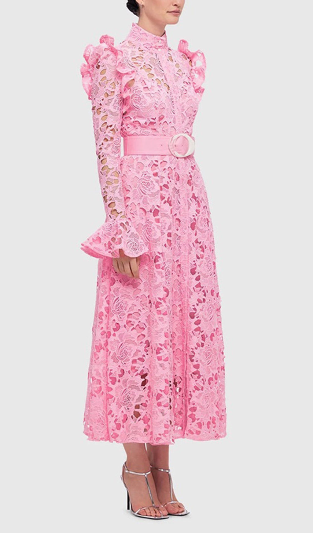 Fashionslee Women Alicia Lace Butterfly Sleeve Dress