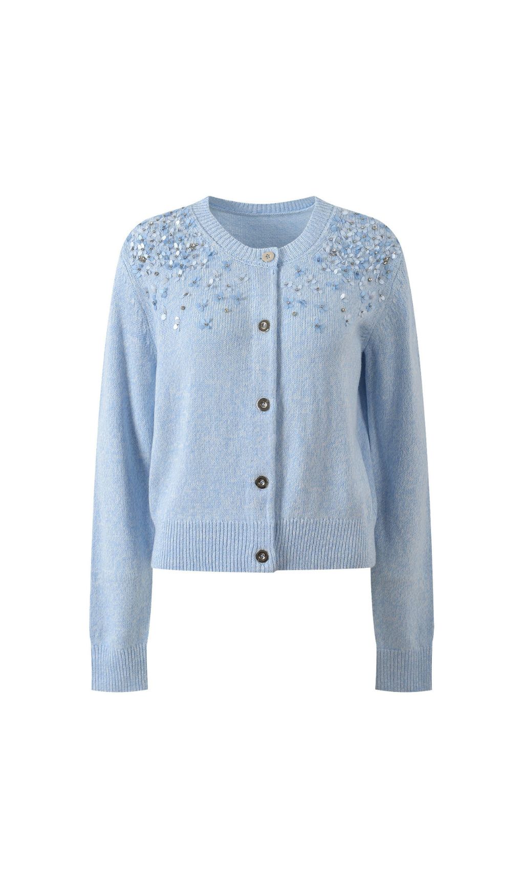 1e60720cd89a9e1f6ddcf8d2e336b304.jpg Fashionslee Women Heron Embellished Knit Cardigan
