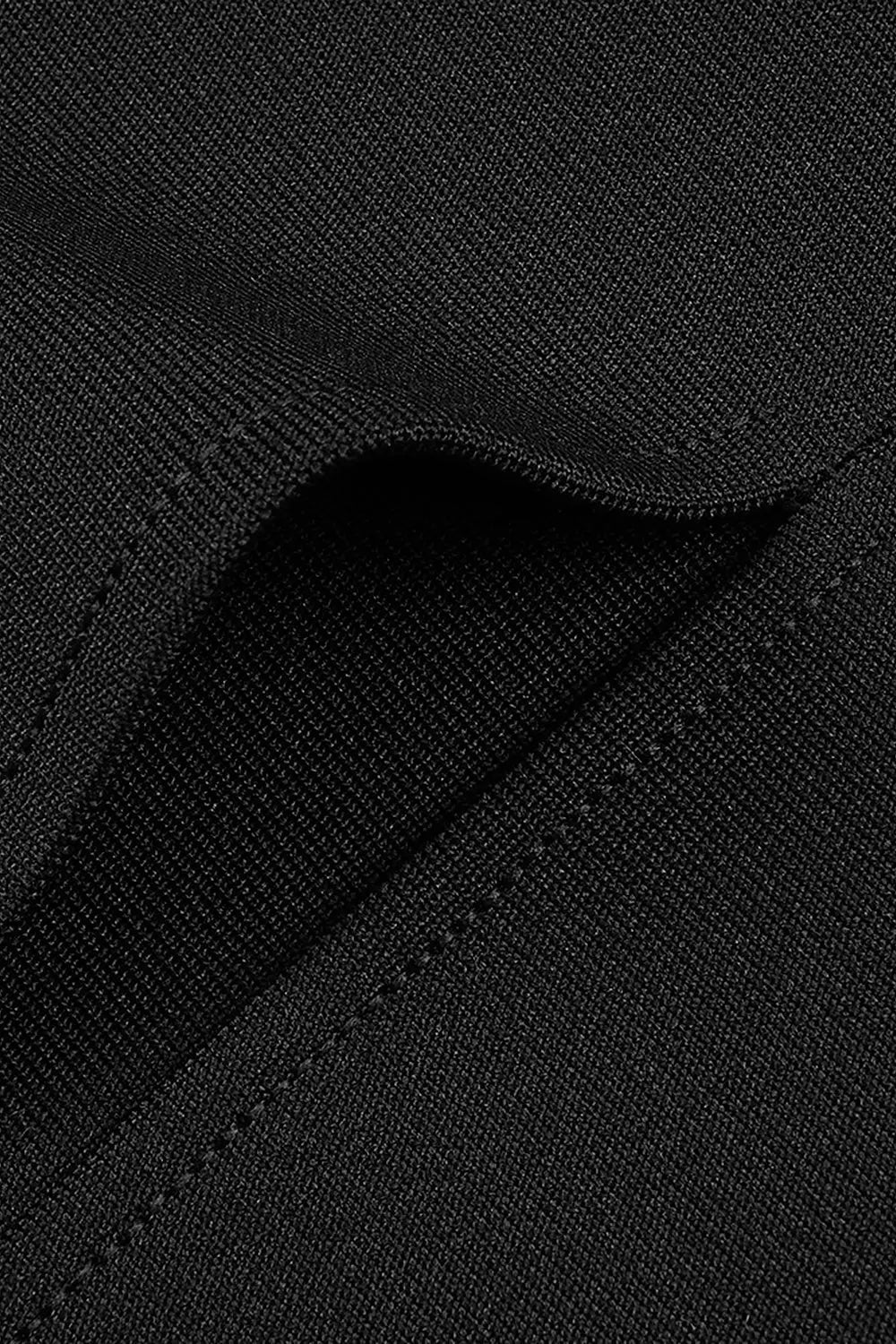 1e69f9371a4d0b59eaea76572942abdb.jpeg Fashionslee Women Black Mesh Corset Detail Bandage Long Dress