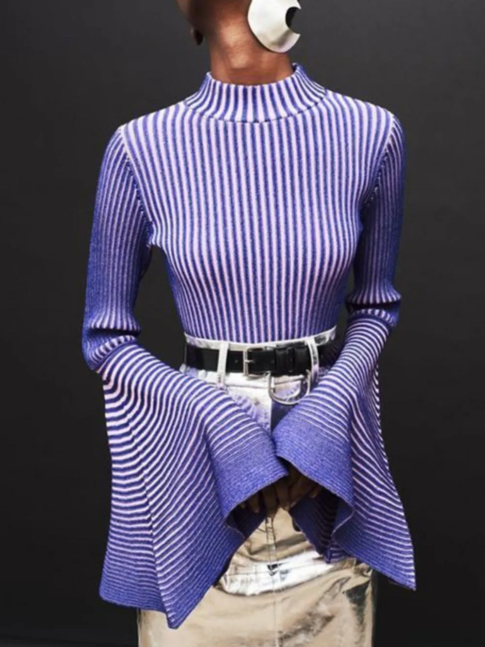 VINTAGE FLARED SLEEVE SWEATER – TRENDING WINTER AESTHETIC - OWNCI VINTAGE FLARED SLEEVE SWEATER – TRENDING WINTER AESTHETIC - OWNCI