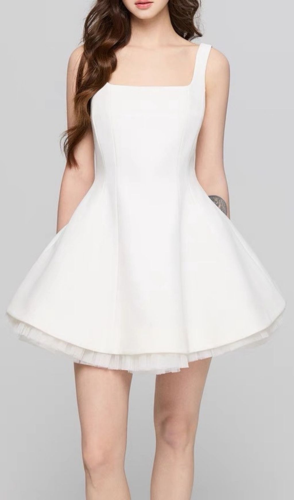 1f4ef91250a4a2a6e5ce83e673fab274.jpg Fashionslee Women Karlie White Strappy Mini Dress