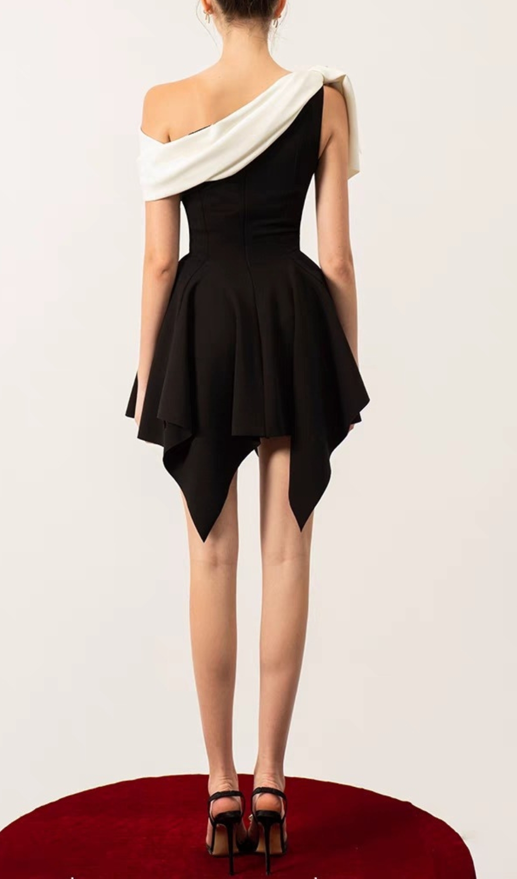 1f62f56e1ccd68753e15e78e7ab0535d.jpg Fashionslee Women Bulut Black White Patchwork Mini Dress
