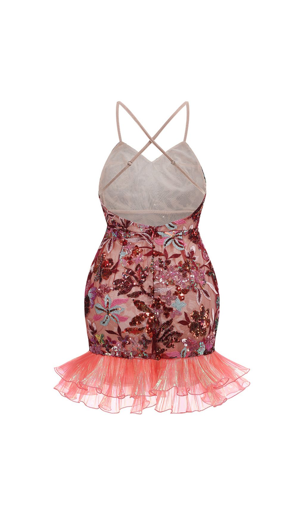 201918ff750c94e59f5fafc56abd67cd.jpg Fashionslee Women Fatin Flower Sequin Embroidery Mini Dress