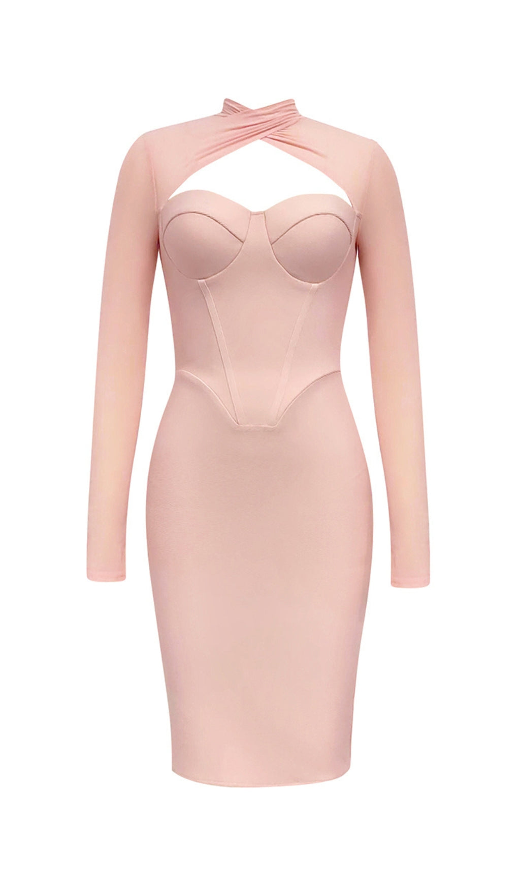 2057c2d26a65c33c0c65a330771e1bd1.jpeg Fashionslee Women Annalee Long Sleeves Cutout Midi Dress