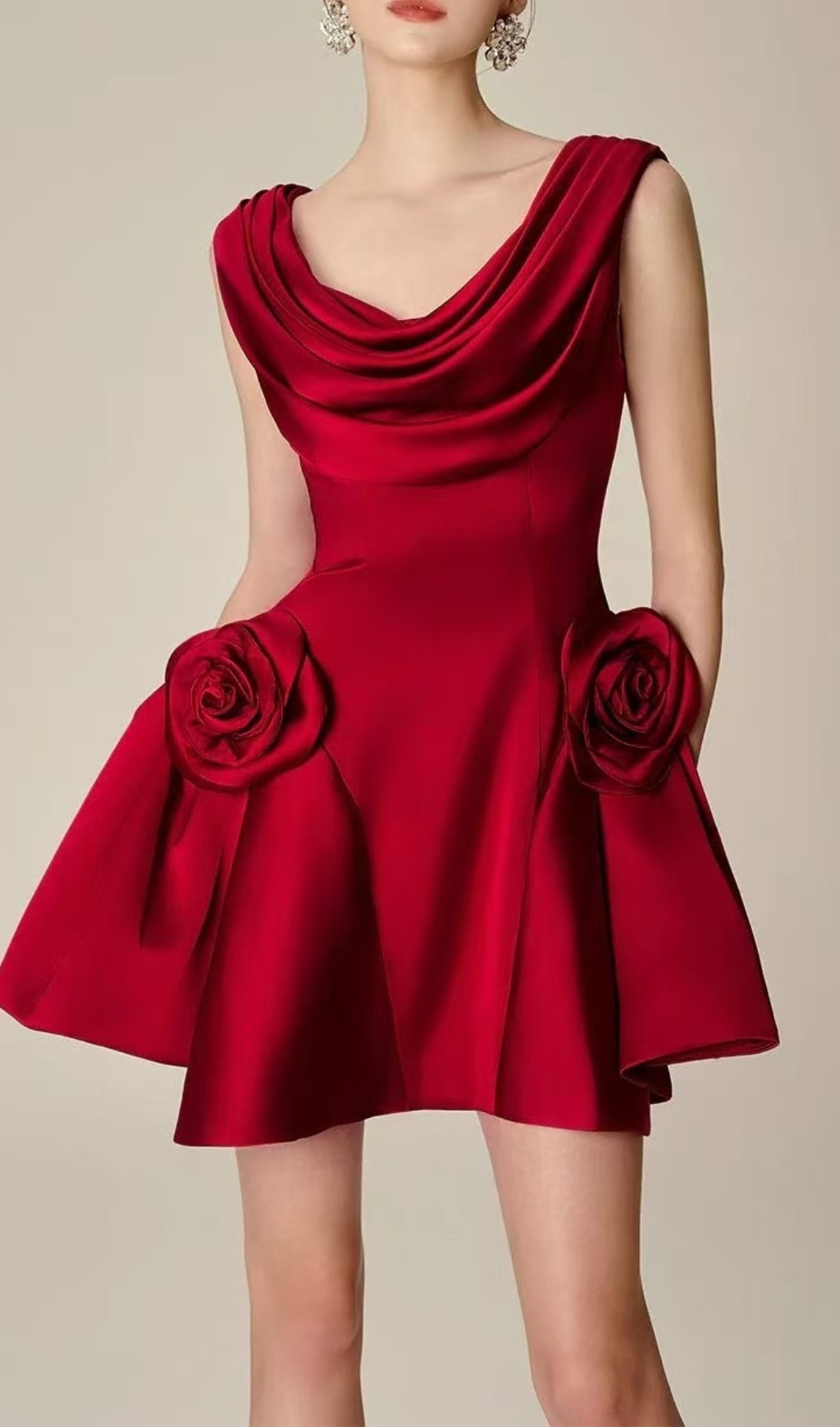 21df4d414f7255857c037d4b3636a1eb.jpg Fashionslee Women Edana Flower Mini Dress