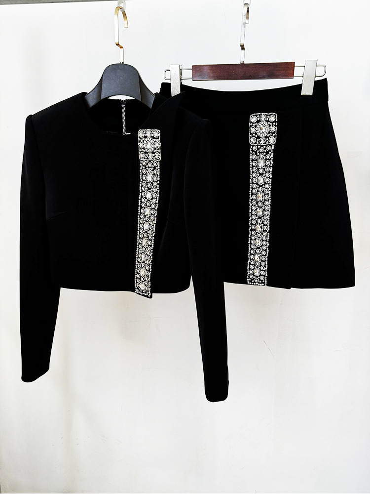 TRENDING BLACK DIAMOND TWO-PIECE SET - OWNCI TRENDING BLACK DIAMOND TWO-PIECE SET - OWNCI