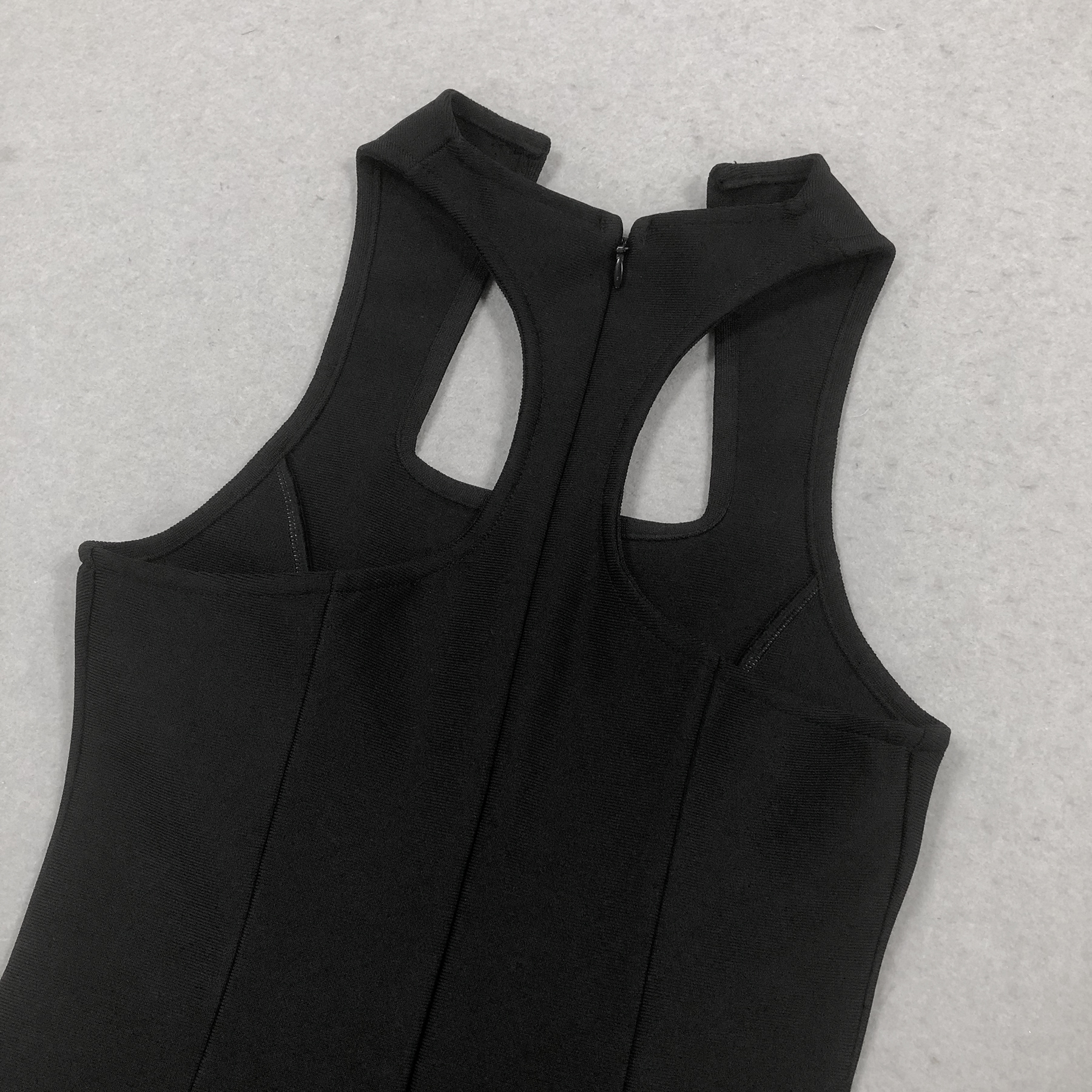 2292444a75807319127ceca1aa23dd2b.jpg Fashionslee Women Ernesto Black Bandage Mini Dress