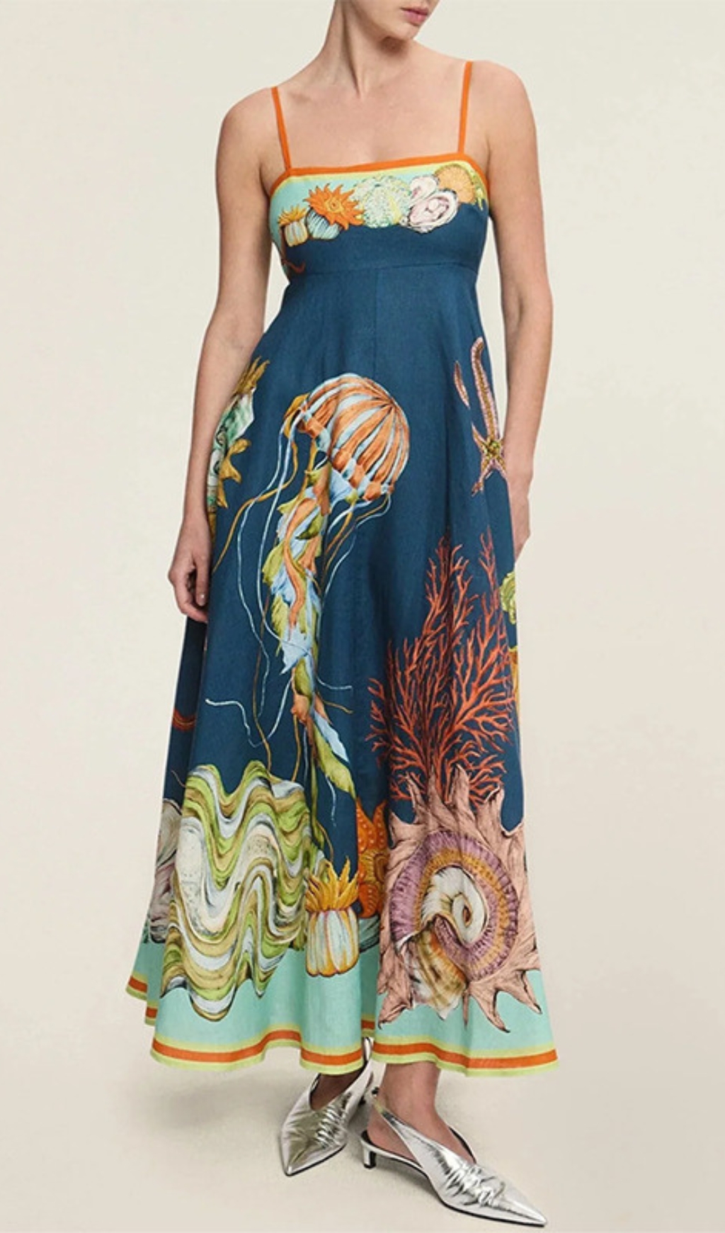 22eccc37702dc4c74fa68a5771b3c0d3.jpg Fashionslee Women Ester Strappy Printed Maxi Dress