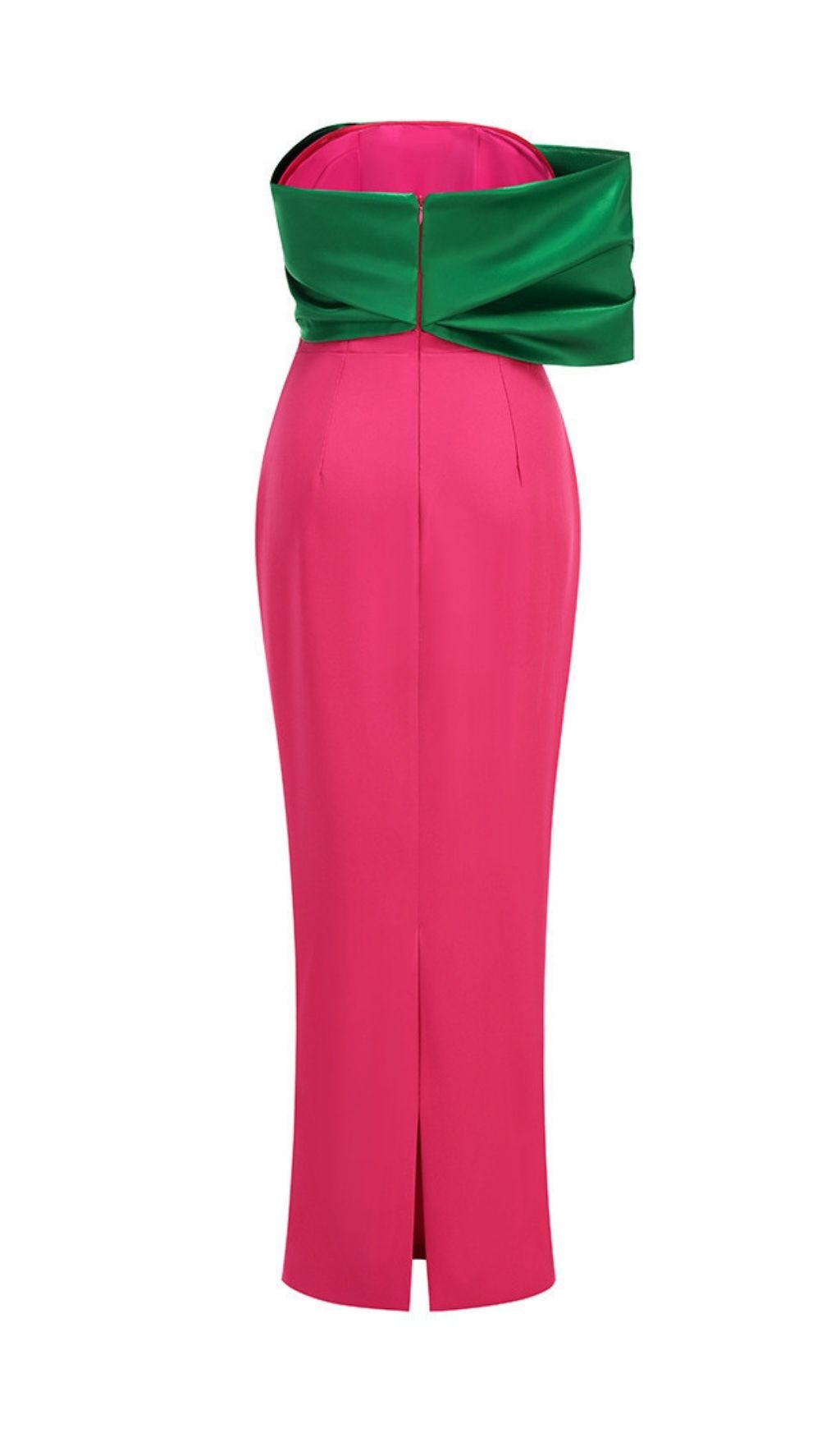 22eef30ab4db9892ef10c662f6fd915b.jpg Fashionslee Women Kalea Pink Green Maxi Dress