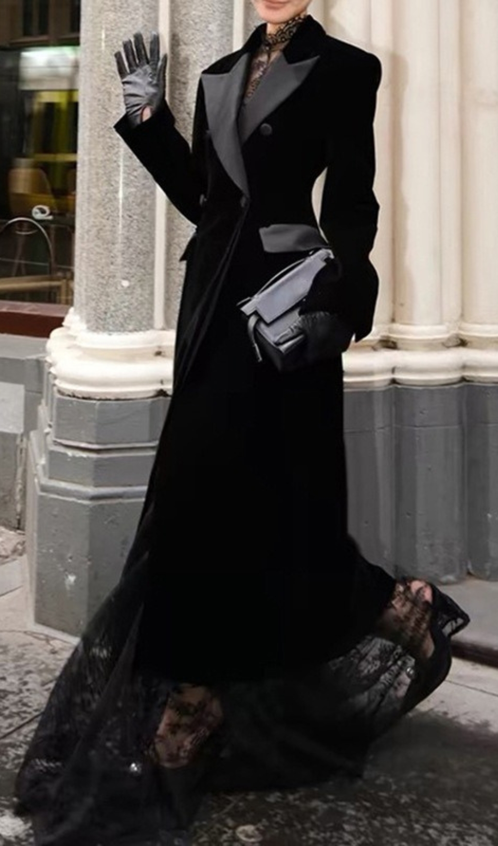 23708689244a86f8ea4a8c6f3b6155db.jpg Fashionslee Women Gino Black Coat