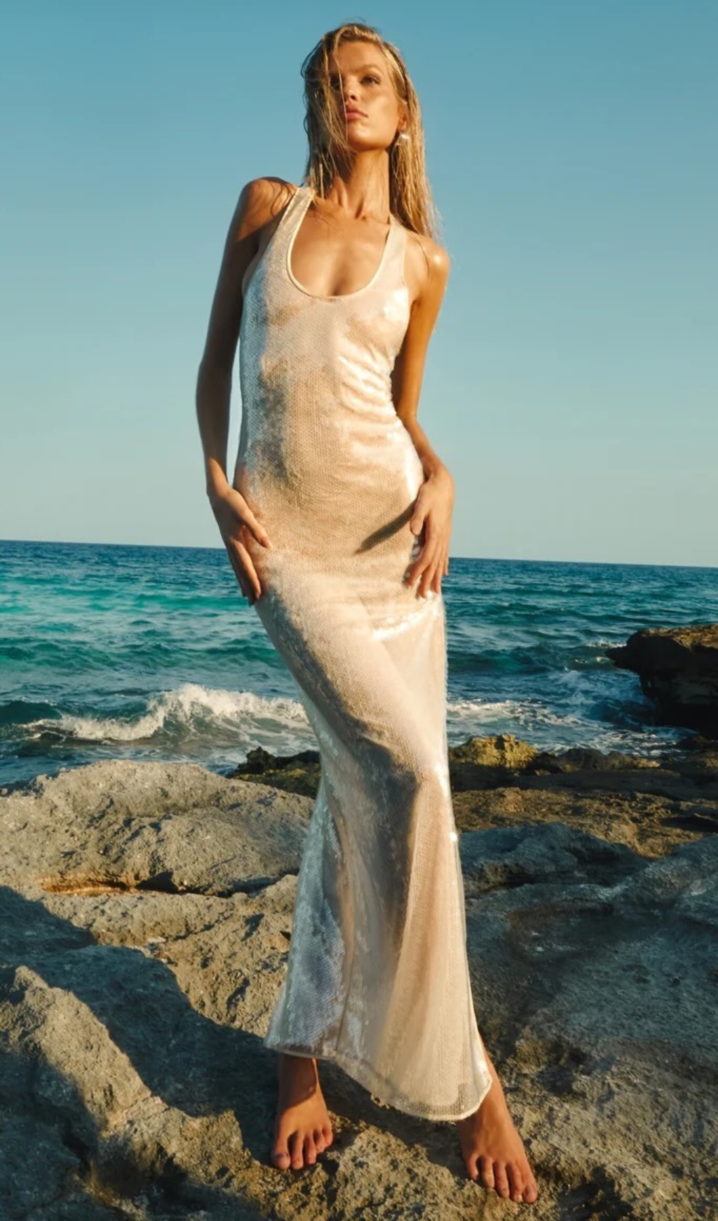 24952306356ca3c391919454232a38b3.jpg Fashionslee Women Sequin Maxi Dress Ivory
