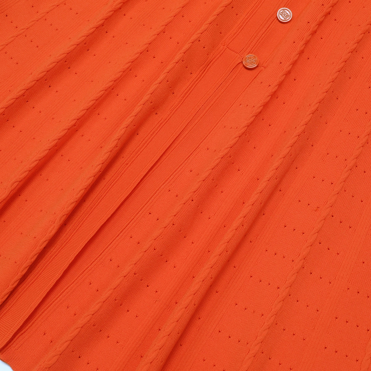 Fashionslee Women Kilenya Orange Knit Short Sleeve Midi Dress