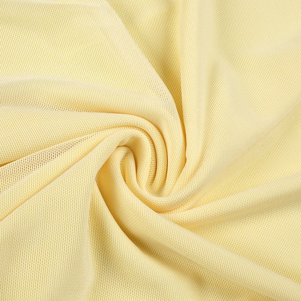 25c68ee33089c4d322b080118f14e870.jpg Fashionslee Women Gyda Yellow Strapless Mesh Maxi Dress