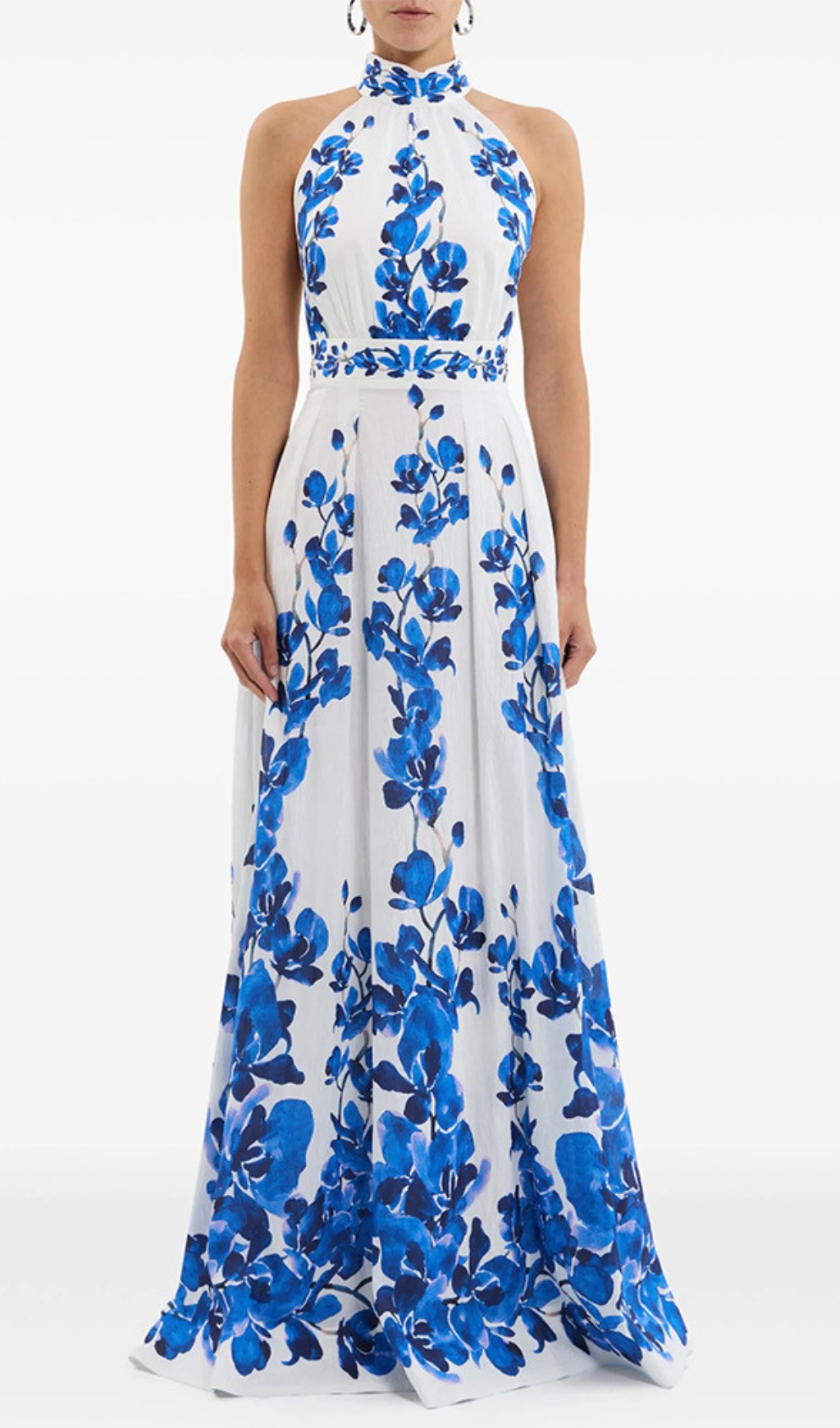 26187b24395e8f5d5c7482d767ede5ab.jpg Fashionslee Women Enid Blue Printed Maxi Dress