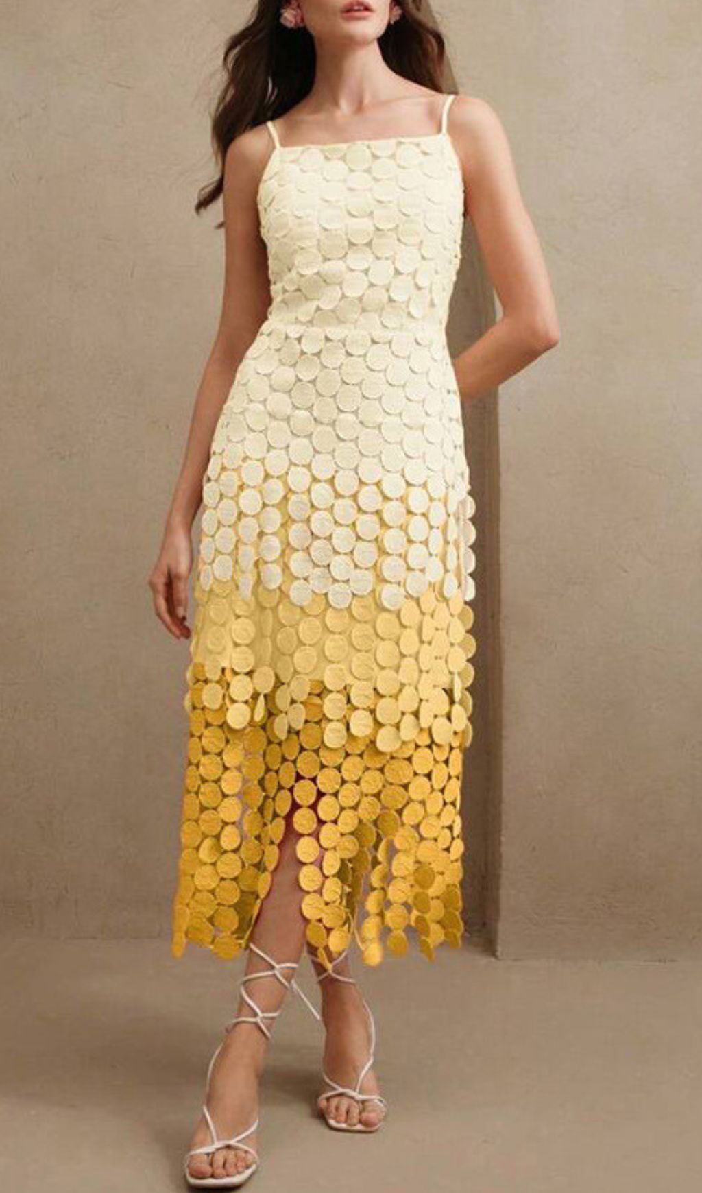 267887c48e4e8adee0f587323dfa2c3b.jpg Fashionslee Women Ham Strappy Layered Midi Dress