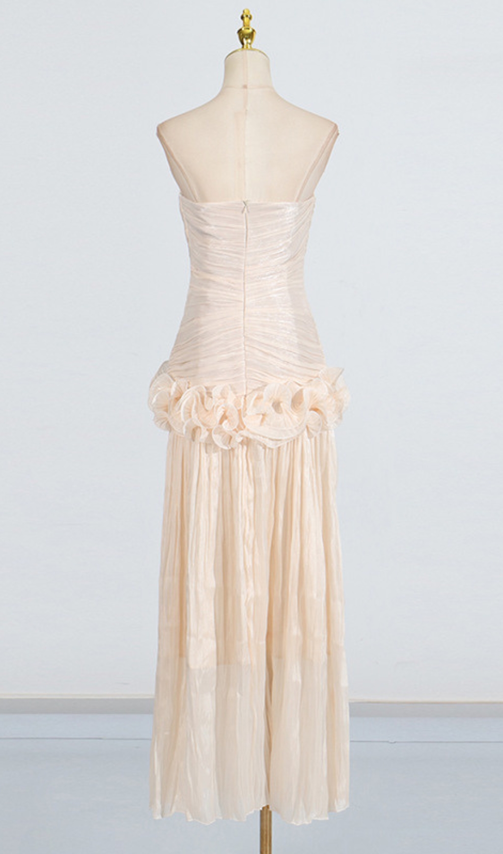 269ca682e27a44ab7c84c830f964af0a.jpg Fashionslee Women Dayna Strapless Ruffle Maxi Dress