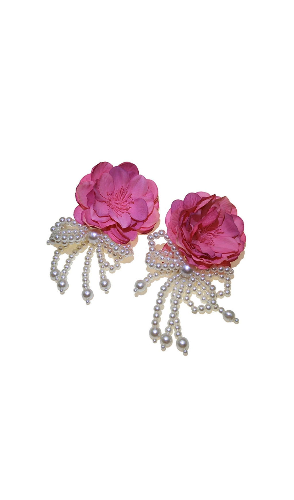 26af85e4e3cf6194b77af9fb1ab81d2a.jpeg Fashionslee Women Annick Pink Flower Petals Acrylic Earrings