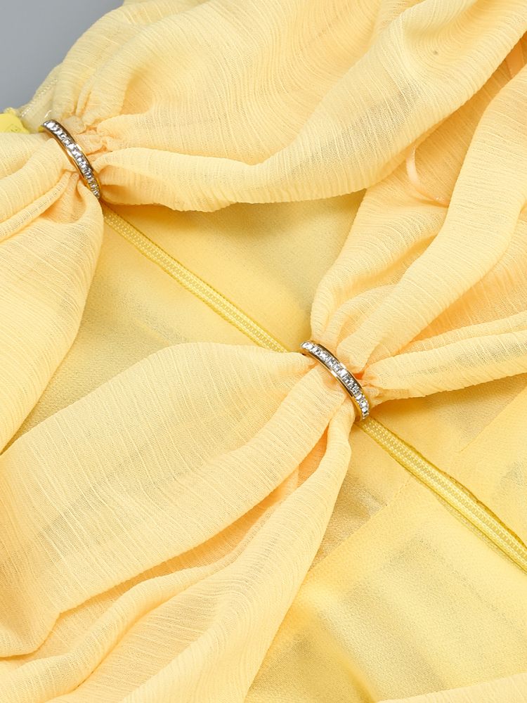 26e8f1cc238401c83a788a5e51c7dfdc.jpg Fashionslee Women Bryony Yellow Strapless Cutout Mini Dress