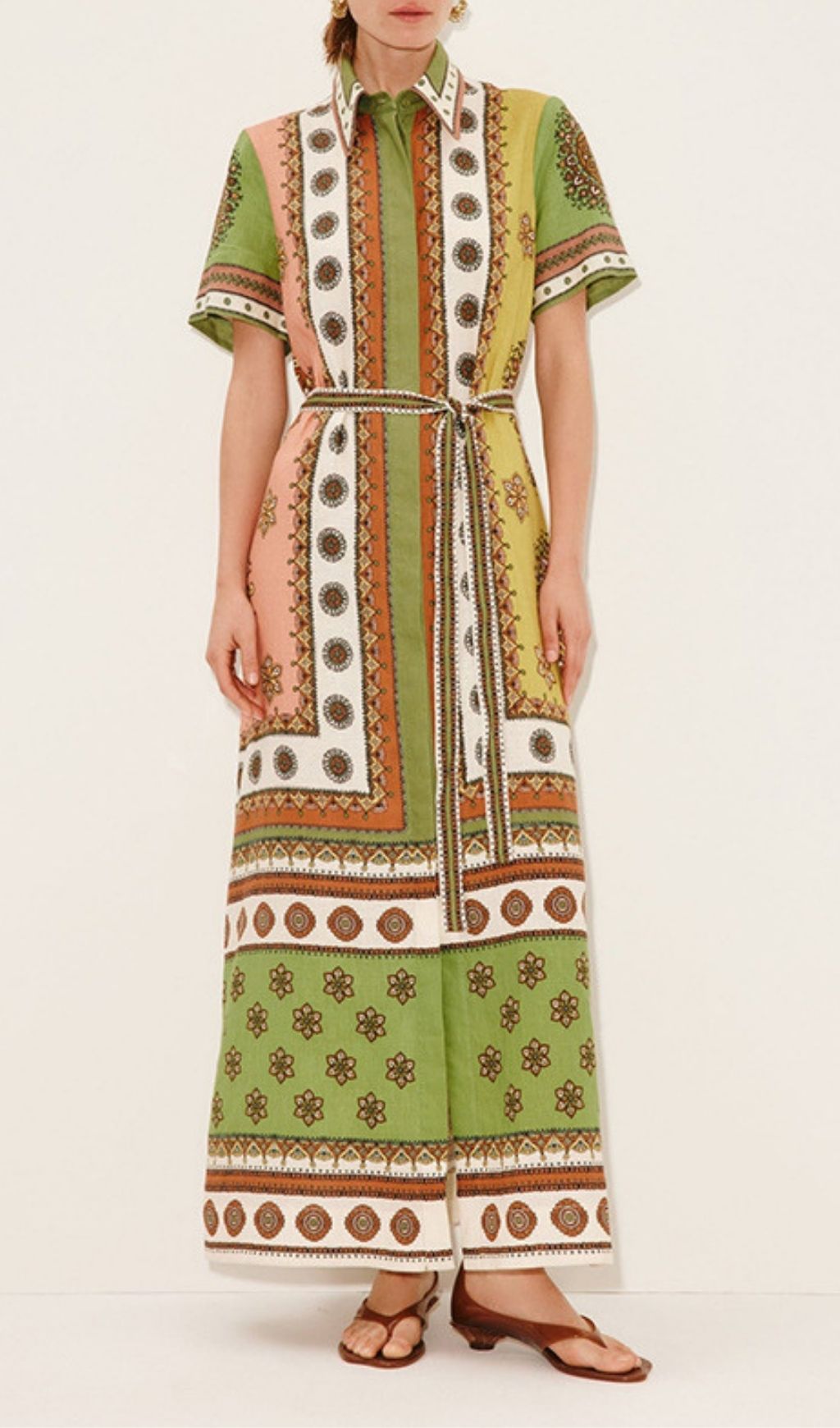 Fashionslee Women Kiyomi Bohemia Printed Maxi Dress