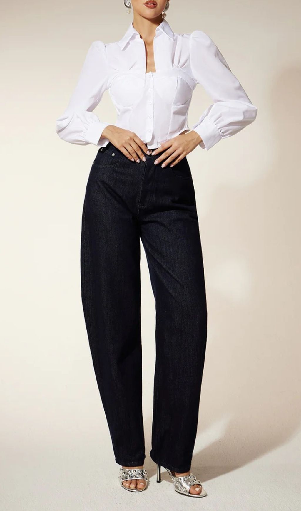 27467040a6324276474225231319de83.jpg Fashionslee Women Ehren Long Sleeve Collar Shirt