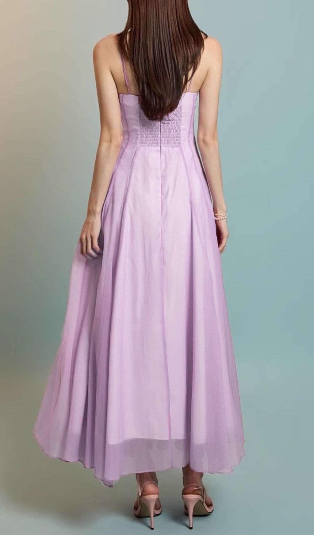 Fashionslee Women Fala Purple Strappy Maxi Dress