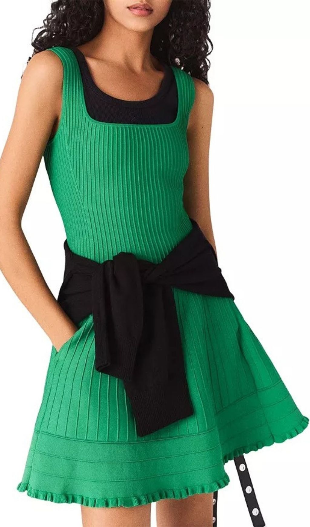 TRENDING GREEN KNIT MINI DRESS - OWNCI TRENDING GREEN KNIT MINI DRESS - OWNCI