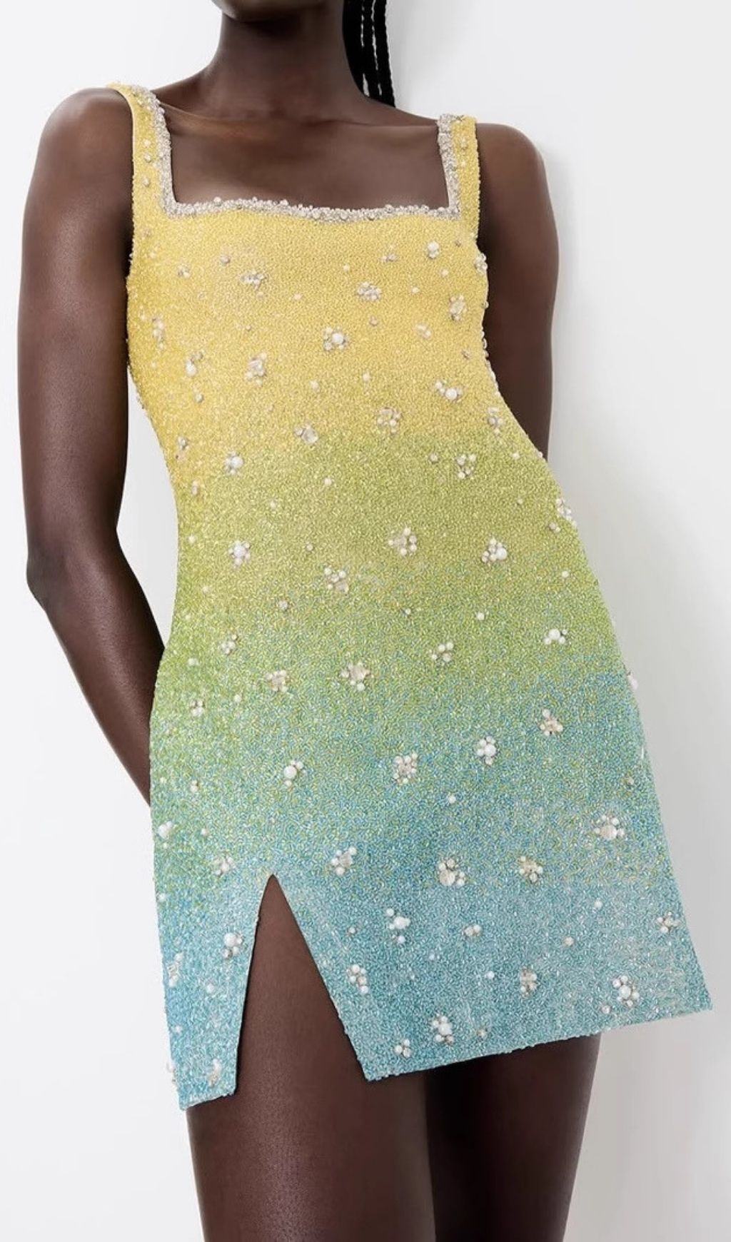 28ad1033cffa15af2fd6874c9e1b0f05.jpg Fashionslee Women Karly Strappy Beaded Mini Dress