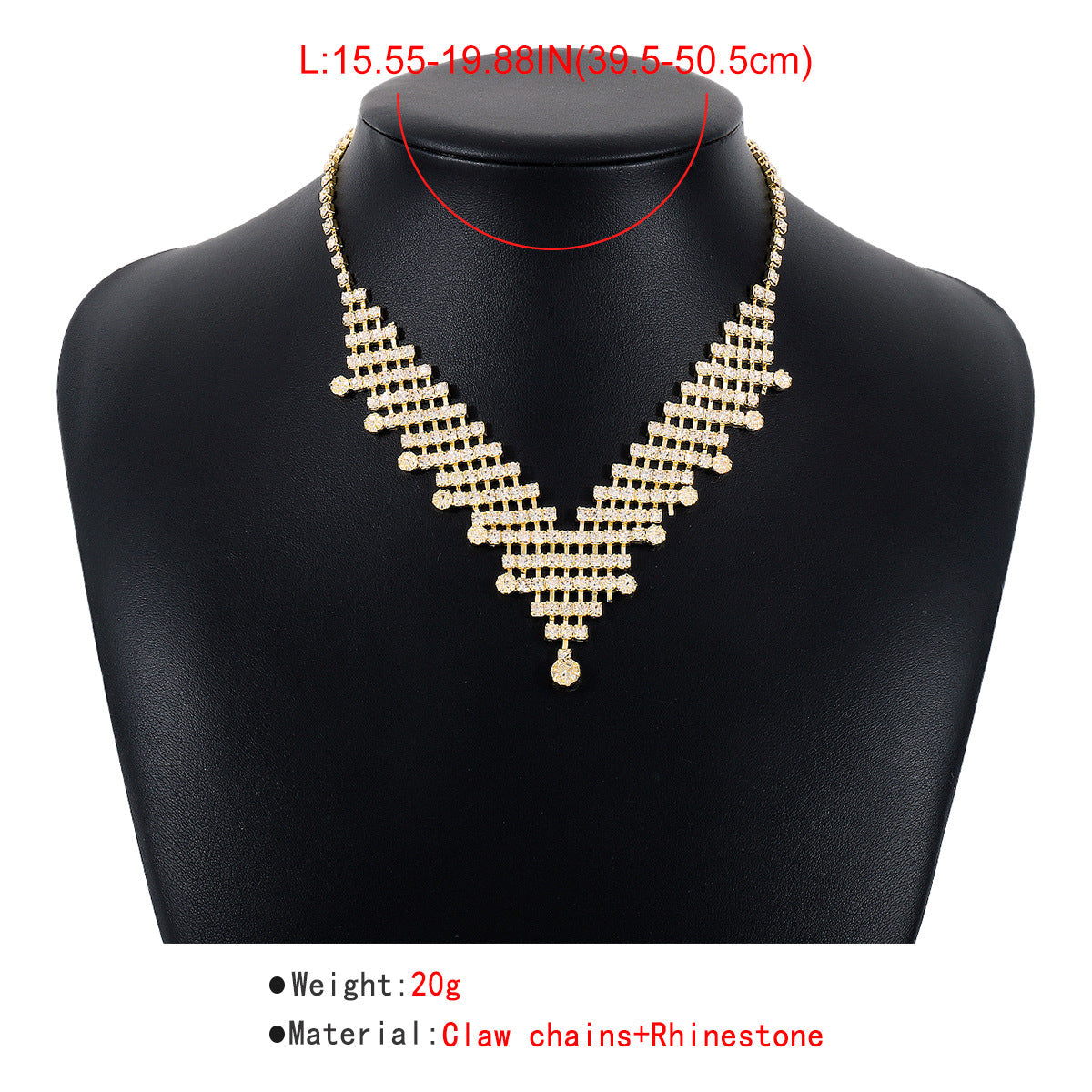28b6ca6009fd73ac1d0f8bb88e7d95d6.jpeg Fashionslee Women Gold Rhinestone V-Shaped Necklace