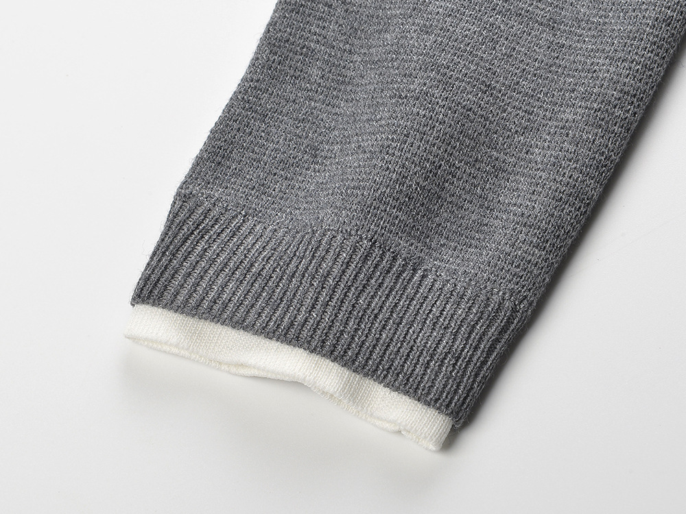 28f298f469de7b4d53c3ccee7e671ce3.jpg Fashionslee Women Hélio Grey Long Sleeve Knit Mini Dress