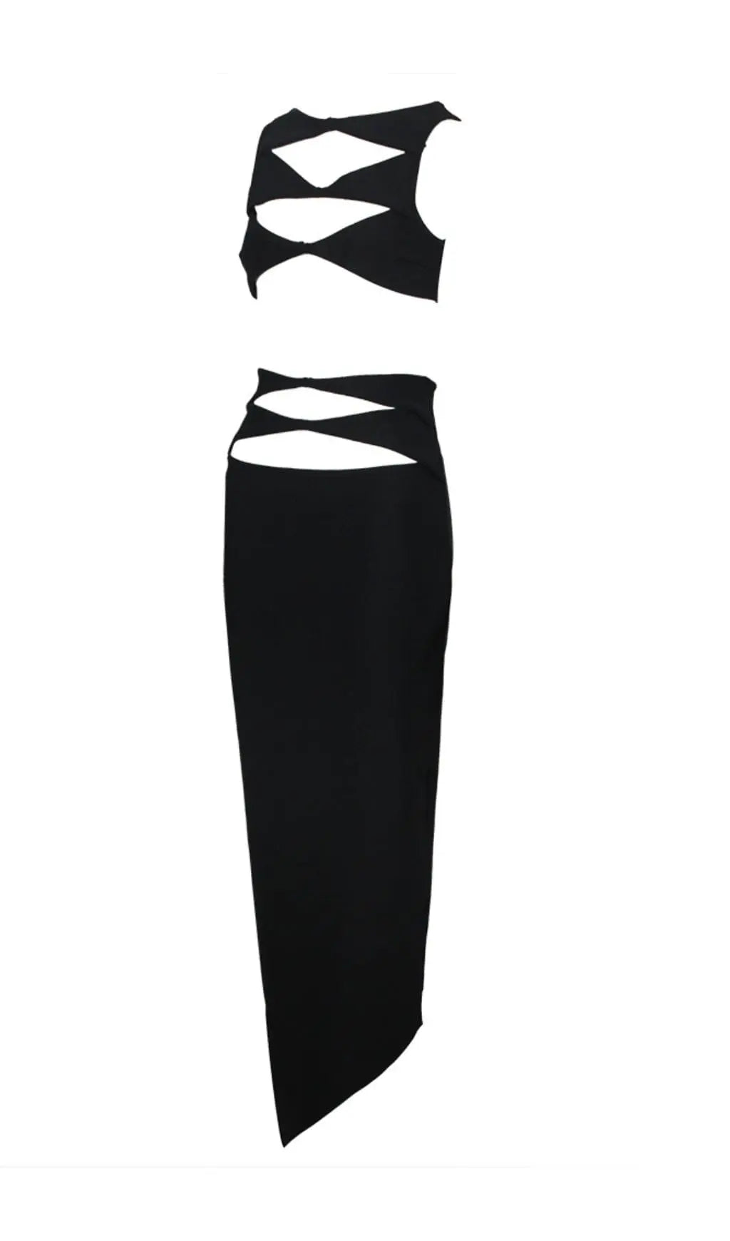 290a81a7c5e4ca568907649162751375.jpeg Fashionslee Women Cutout Two Pieces Suit In Black