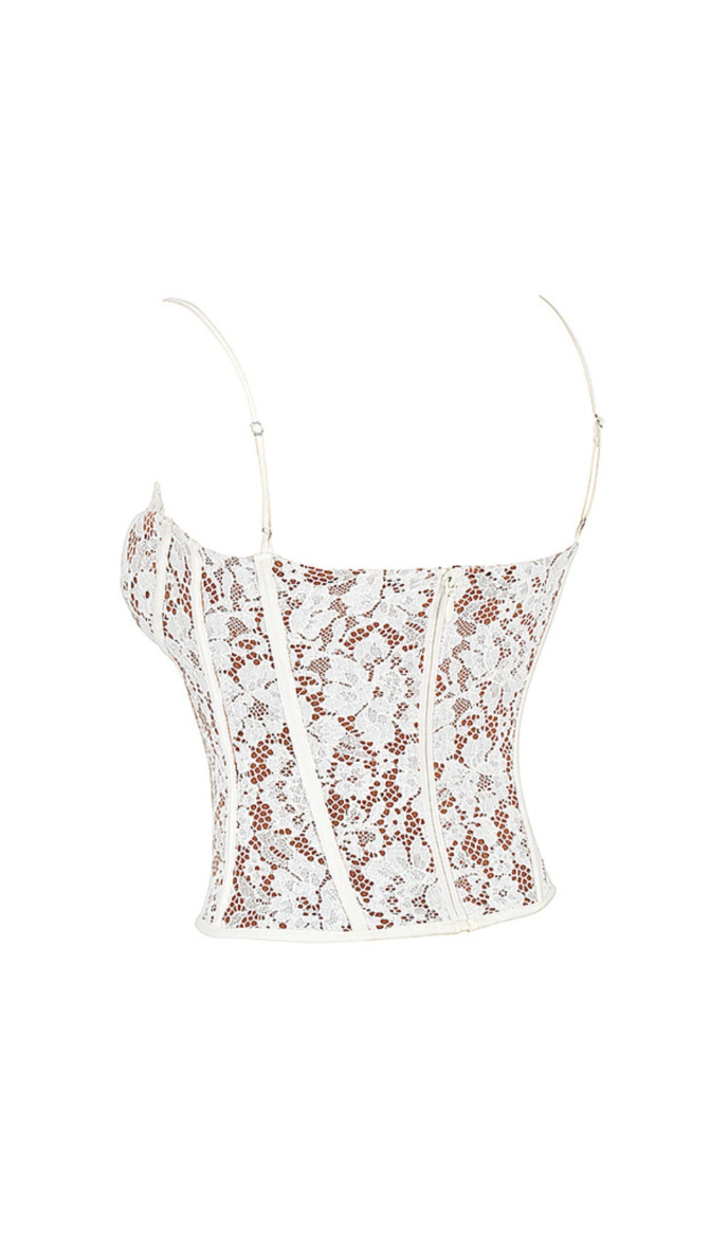 296df2f7ceedafc1c40dd1297231e58b.jpeg Fashionslee Women Mila Ivory Lace Underwired Corset Top