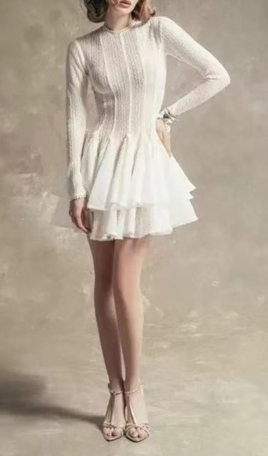 29f51d7dd55c2bf9ae218dcfda1ccdb8.jpg Fashionslee Women Colt Long Sleeve Ruffle Mini Dress