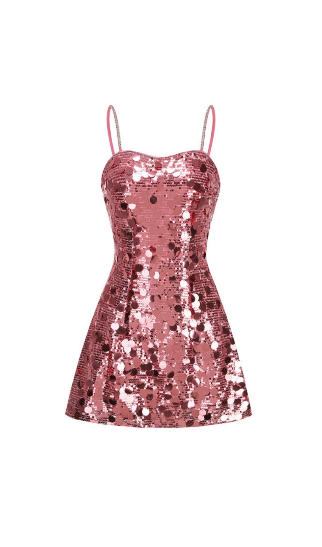 2a8fc21af15a47edcd2a61984c19d22e.jpg Fashionslee Women Isabela Pink Sequin Mini Dress