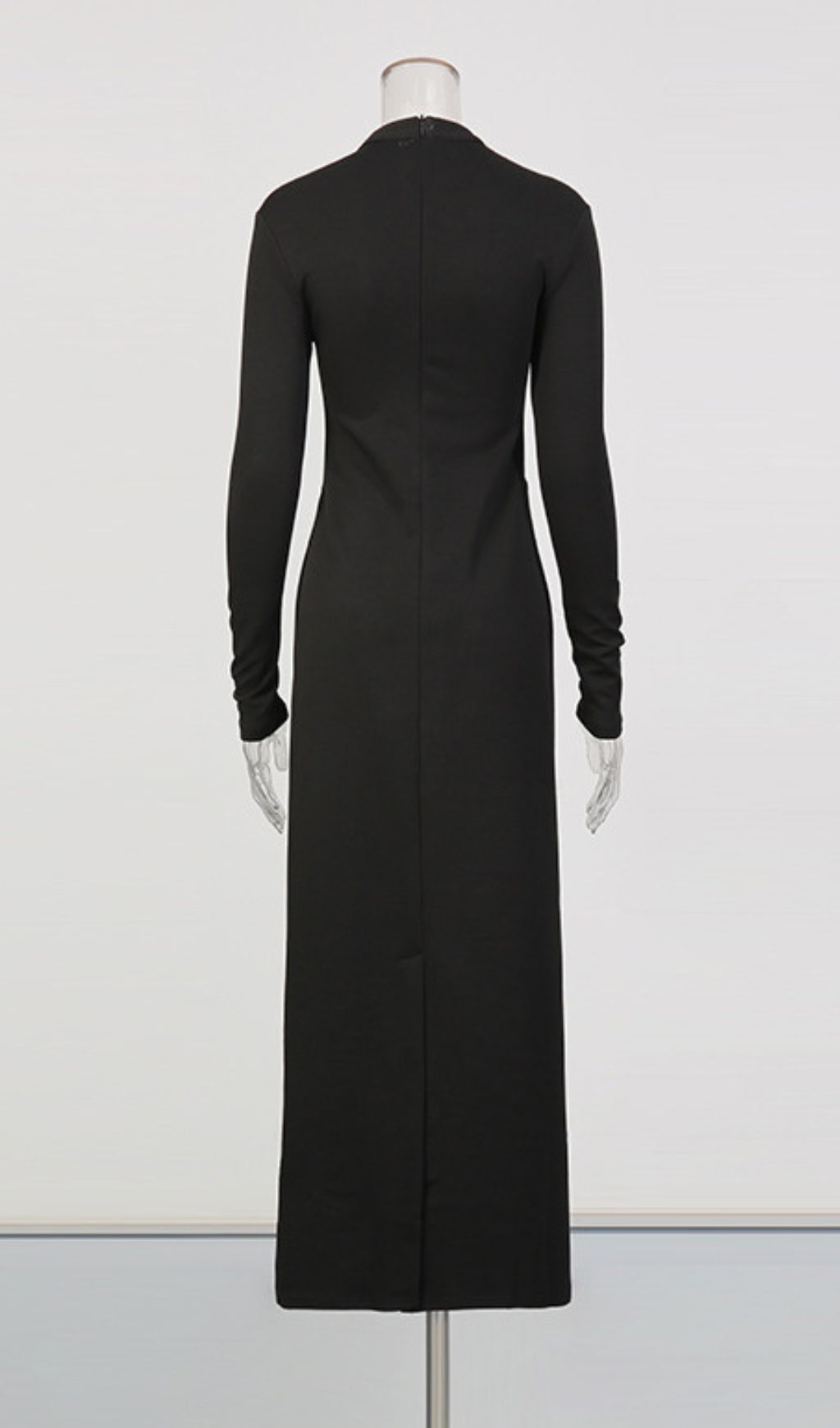 Fashionslee Women Jannik Black Lace Long Sleeve Maxi Dress