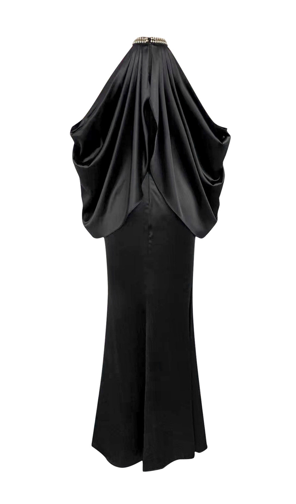 2b0c0d80443ada9f9f60e91e37ac12f1.jpg Fashionslee Women Brye Black Halter Hollow Out Maxi Dress