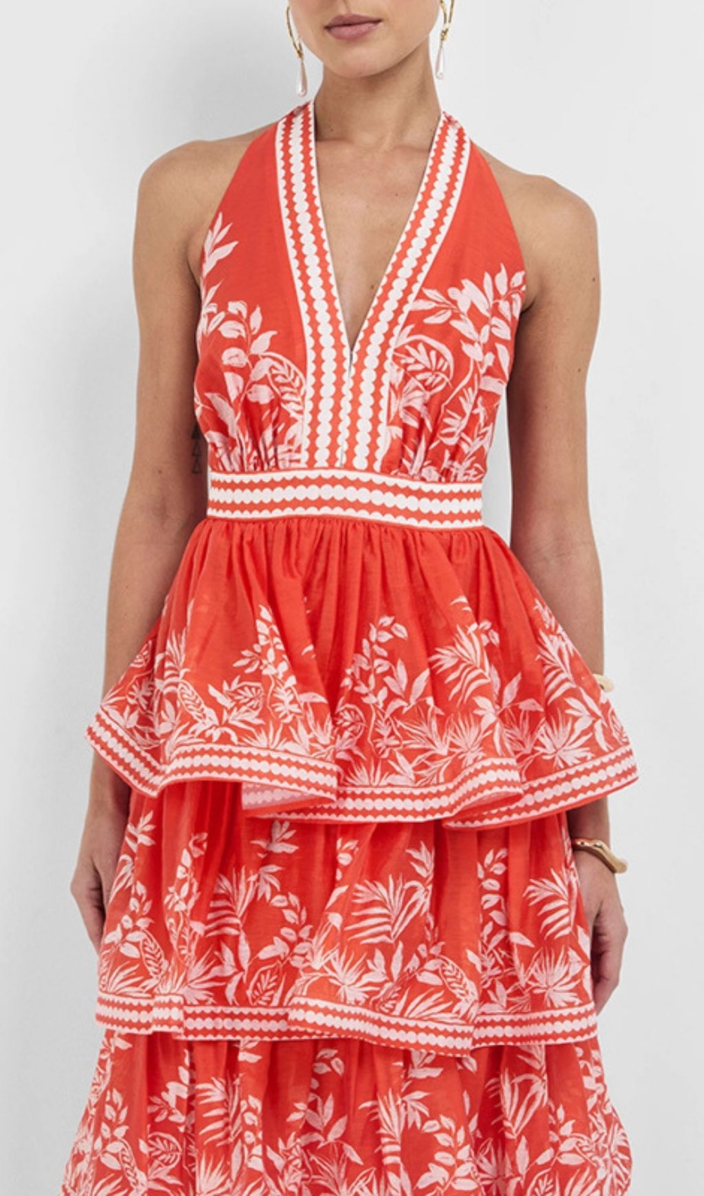 2b1551ef9a6499e052cd9ae36e6b9d9b.jpg Fashionslee Women Kajsa Halter Printed Midi Dress
