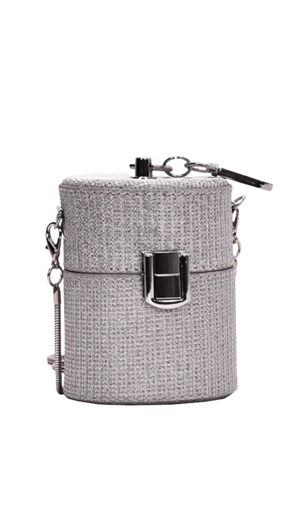 Fashionslee Women Bucket Bag - Silver